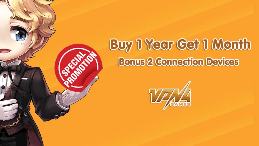 Buy 1 Year Get 1 Month and Get 2 Connection Devices