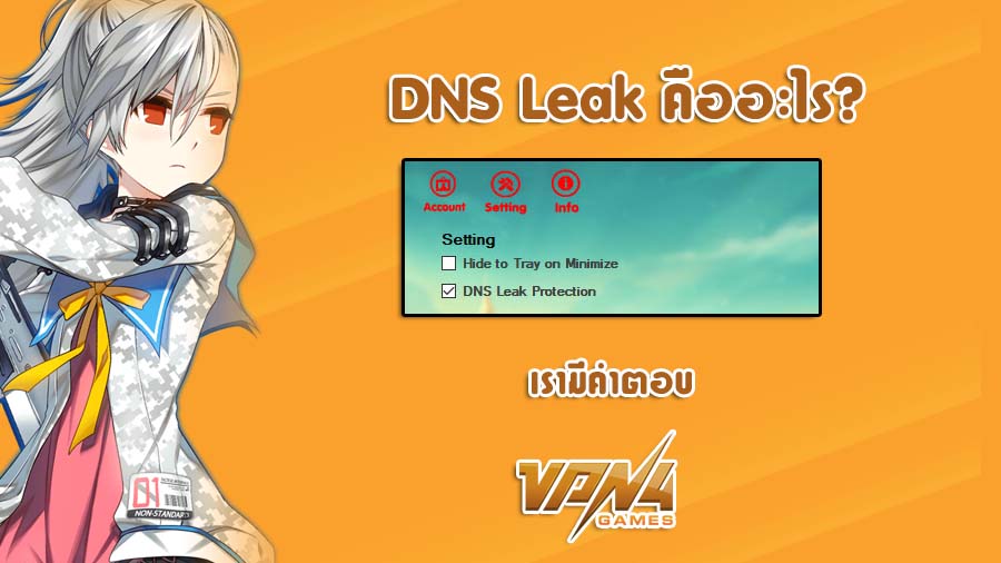 DNS Leak คืออะไร ? ติ๊กแล้วดีอย่างไรเรามีคำตอบ