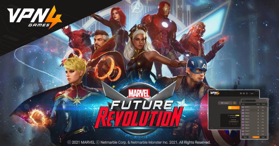 วิธีใช้งาน VPN4Games เล่นเกม Marvel Future Revolution